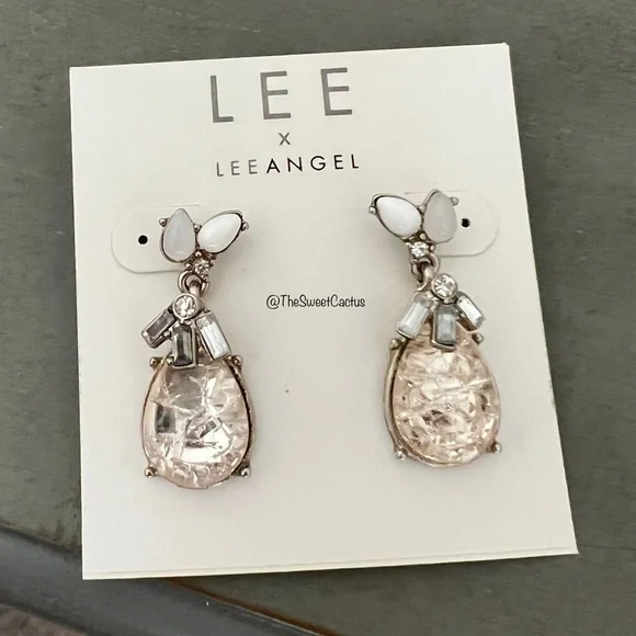 Lee by Lee Angel Tear Drop Earrings - Picture 1 of 6